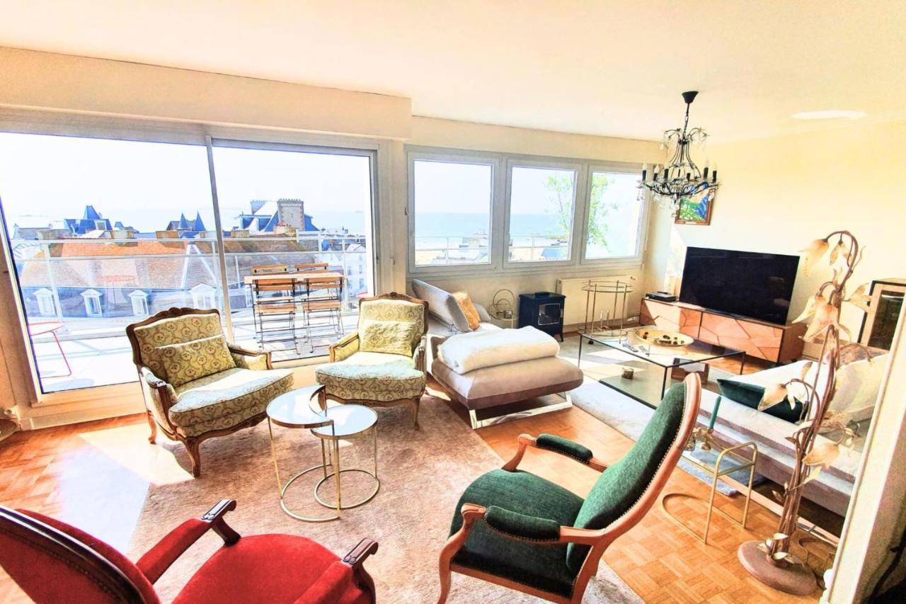 Bright Apt With Balcony Panoramic View 생말로 외부 사진